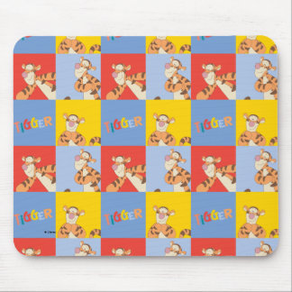 Winnie the Pooh | Tigger Bright Mosaic Pattern Mouse Pad