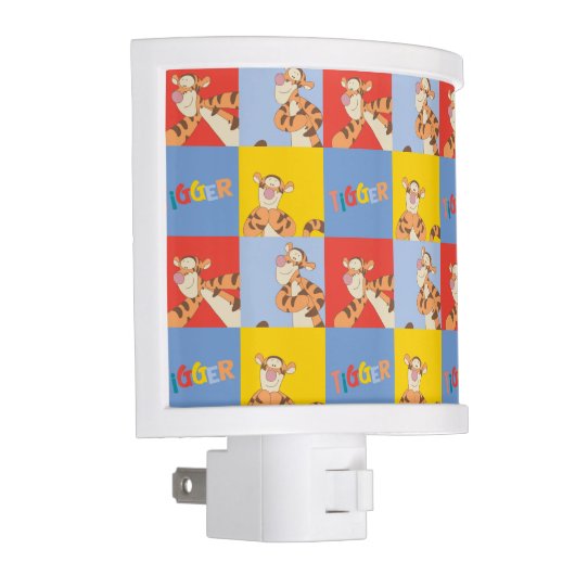 Winnie the Pooh | Tigger Bright Mosaic Pattern Night Light (Right)