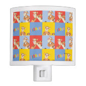 Winnie the Pooh | Tigger Bright Mosaic Pattern Night Light (Front)