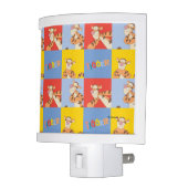 Winnie the Pooh | Tigger Bright Mosaic Pattern Night Light (Left)