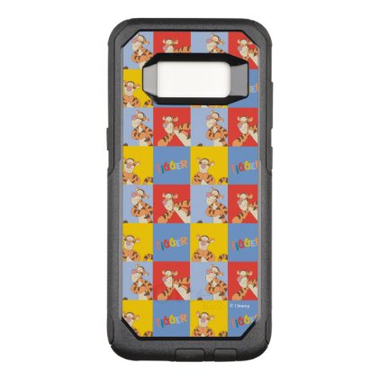 Winnie the Pooh | Tigger Bright Mosaic Pattern OtterBox Commuter Samsung Galaxy S8 Case