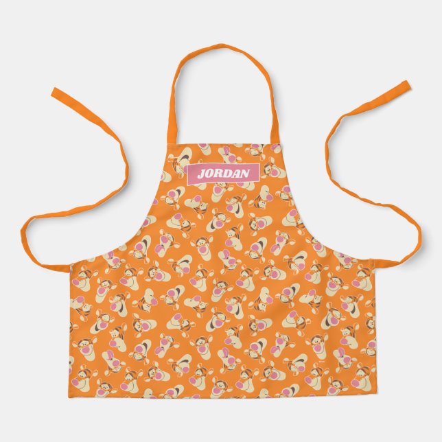 Winnie the Pooh | Tigger Faces Pattern Apron (Front)