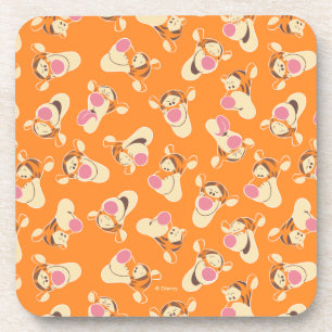 Winnie the Pooh   Tigger Faces Pattern Beverage Coaster