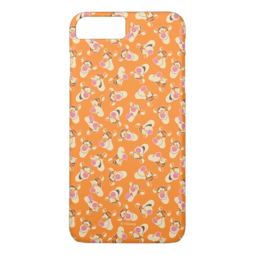 Winnie the Pooh  Tigger Faces Pattern iPhone 8 Plus7 Plus Case