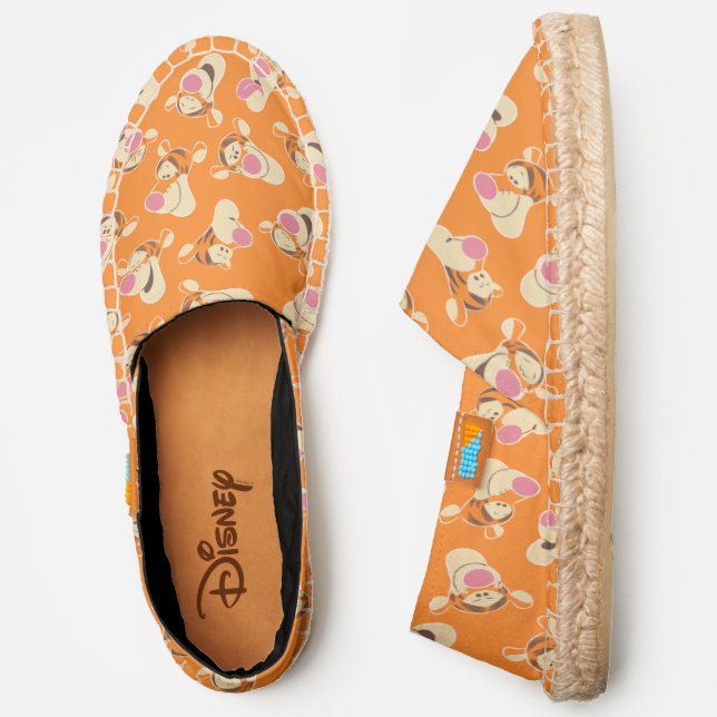 Winnie the Pooh | Tigger Faces Pattern Espadrilles (Side)