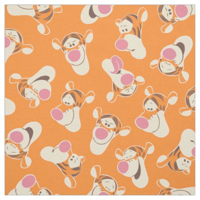 Winnie the Pooh | Tigger Faces Pattern Fabric