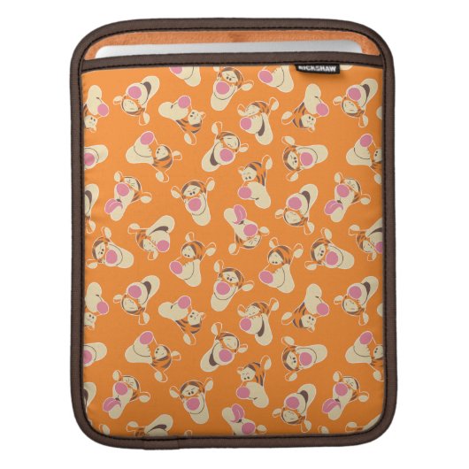 Winnie the Pooh | Tigger Faces Pattern iPad Sleeve (Front Device)