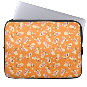 Winnie the Pooh Tigger Faces Pattern Laptop Sleeve