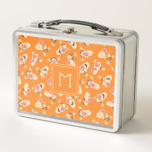 Winnie the Pooh   Tigger Faces Pattern Metal Lunch Box