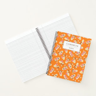 Winnie the Pooh Tigger Faces Pattern Notebook