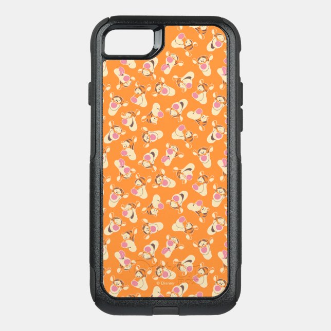 Winnie the Pooh | Tigger Faces Pattern Otterbox iPhone Case (Back)
