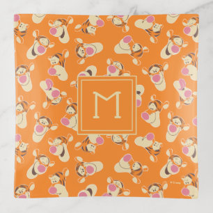 Winnie the Pooh Tigger Faces Pattern Trinket Tray