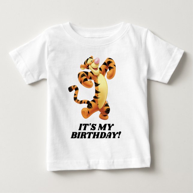 Winnie the Pooh - Tigger | It's My Birthday Baby T-Shirt (Front)