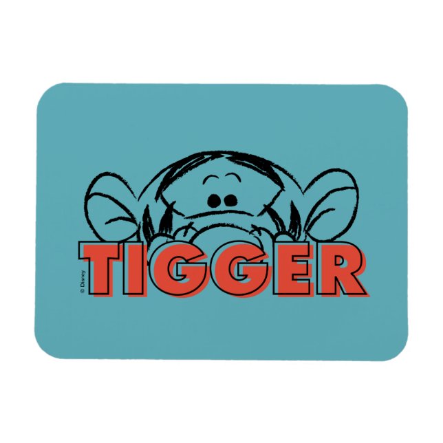 Winnie the Pooh | Tigger Peek-A-Boo Magnet (Horizontal)