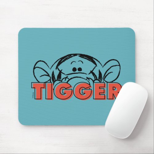 Winnie the Pooh  Tigger Peek_A_Boo Mouse Pad