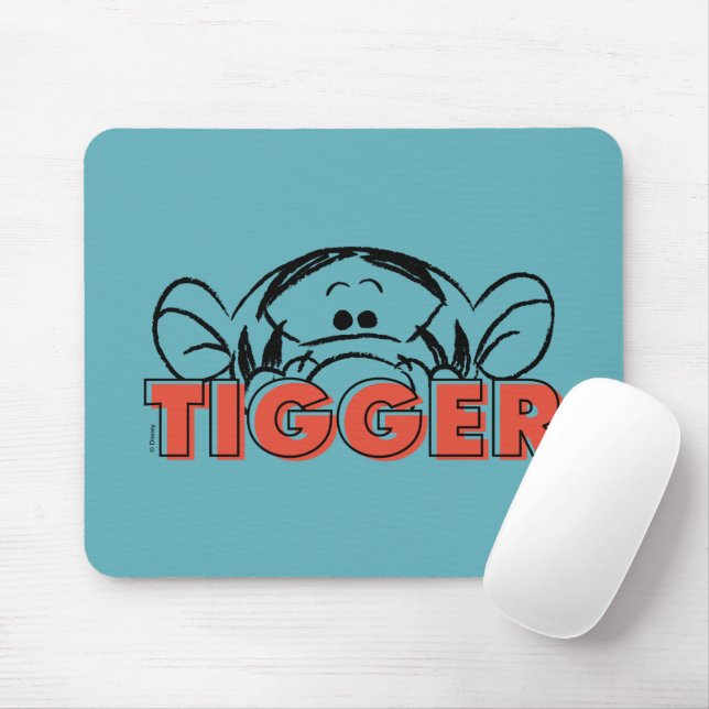 Winnie the Pooh | Tigger Peek-A-Boo Mouse Pad (With Mouse)