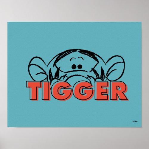Winnie the Pooh  Tigger Peek_A_Boo Poster
