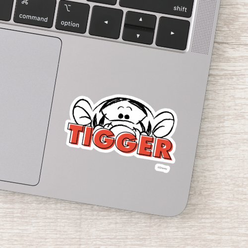 Winnie the Pooh  Tigger Peek_A_Boo Sticker
