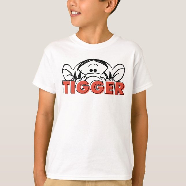 Winnie the Pooh | Tigger Peek-A-Boo T-Shirt (Front)