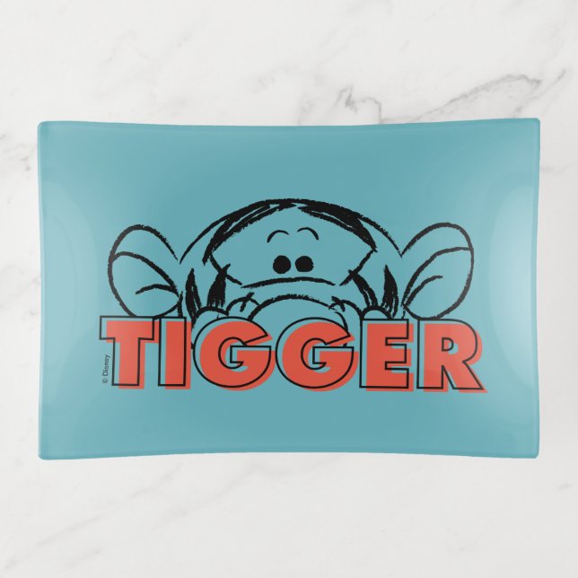 Winnie the Pooh | Tigger Peek-A-Boo Trinket Tray (Front)