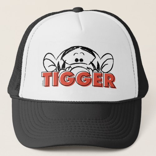 Winnie the Pooh  Tigger Peek_A_Boo Trucker Hat