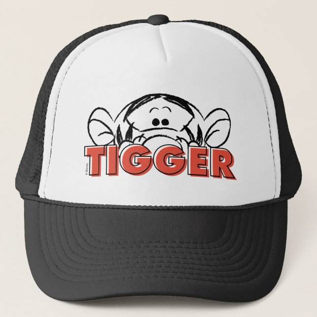 Winnie the Pooh | Tigger Peek-A-Boo Trucker Hat (Front)