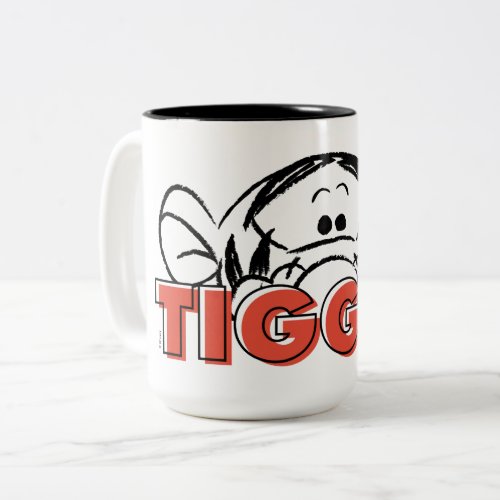Winnie the Pooh  Tigger Peek_A_Boo Two_Tone Coffee Mug