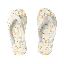 Winnie the Pooh | Tigger & Pooh Forest Pattern Kid's Flip Flops Winnie the Pooh | Tigger & Pooh Forest Pattern Kid's Flip Flops