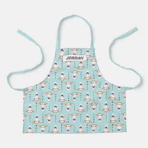 Winnie the Pooh Tigger Triangle Pastel Pattern Apron