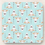 Winnie the Pooh | Tigger Triangle Pastel Pattern Beverage Coaster