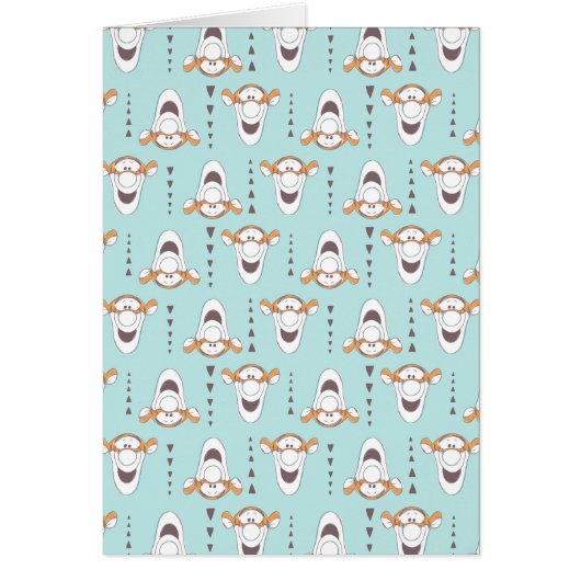 Winnie the Pooh | Tigger Triangle Pastel Pattern Cards (Front)