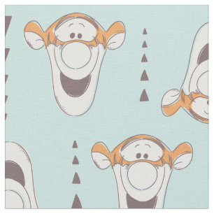 Winnie the Pooh   Tigger Triangle Pastel Pattern Fabric