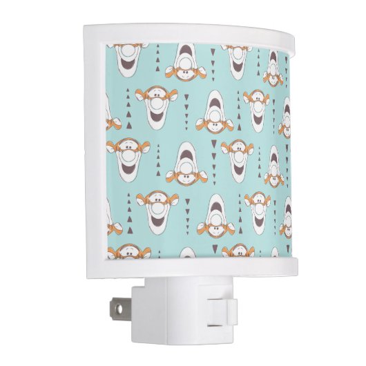 Winnie the Pooh | Tigger Triangle Pastel Pattern Night Light (Right)