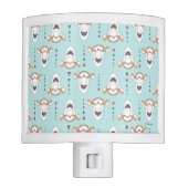 Winnie the Pooh | Tigger Triangle Pastel Pattern Night Light (Front)