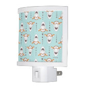 Winnie the Pooh | Tigger Triangle Pastel Pattern Night Light (Left)