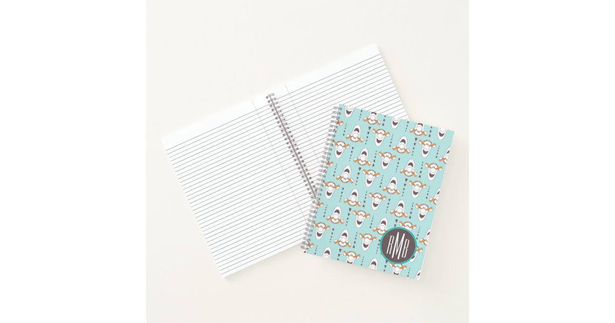 Winnie the Pooh | Tigger Triangle Pastel Pattern Notebook | Zazzle
