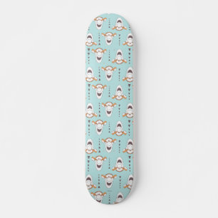 Winnie the Pooh   Tigger Triangle Pastel Pattern Skateboard