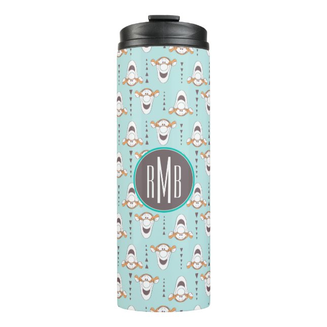Winnie the Pooh | Tigger Triangle Pastel Pattern Thermal Tumbler (Front)