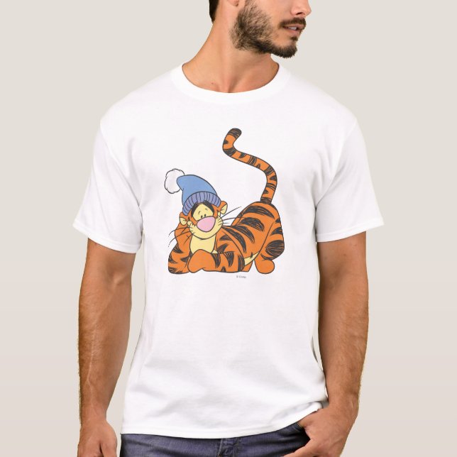 Winnie The Pooh Tigger with hat T-Shirt (Front)