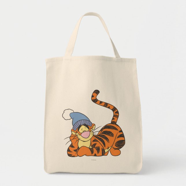 Winnie The Pooh Tigger with hat Tote Bag (Front)