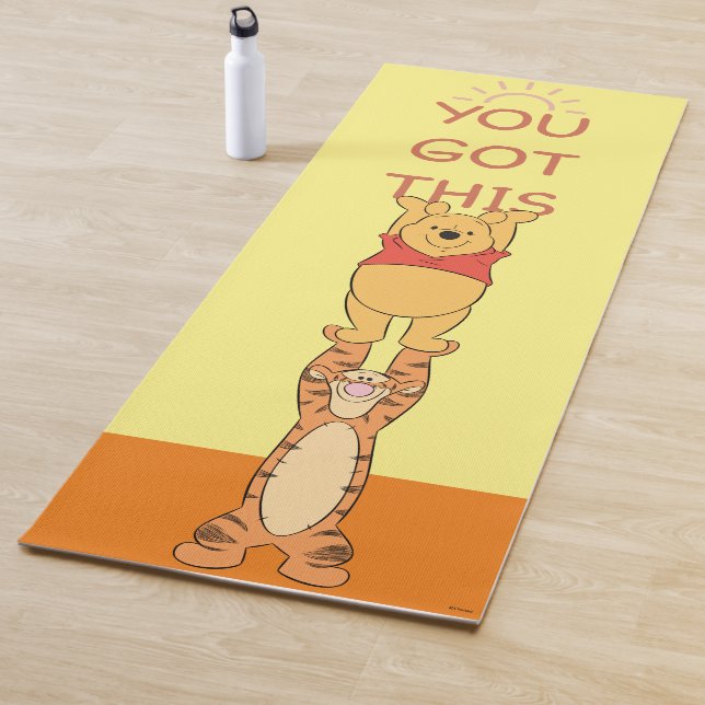 Winnie the Pooh & Tigger - You Got This Yoga Mat (In Situ)