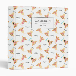 Winnie the Pooh   Tigger's Expressions Pattern 3 Ring Binder