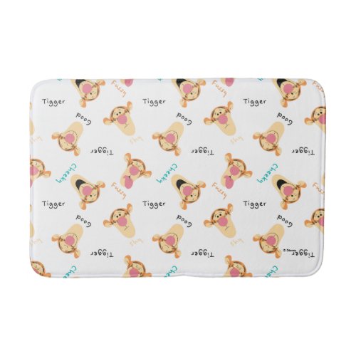 Winnie the Pooh  Tiggers Expressions Pattern Bath Mat