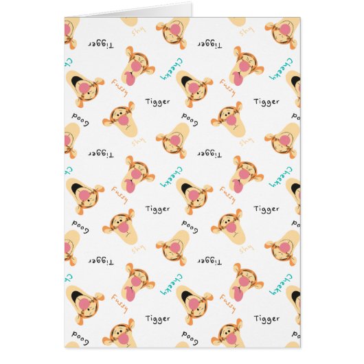 Winnie the Pooh | Tigger's Expressions Pattern Cards (Front)