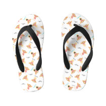 Winnie the Pooh | Tigger's Expressions Pattern Kid's Flip Flops Winnie the Pooh | Tigger's Expressions Pattern Kid's Flip Flops