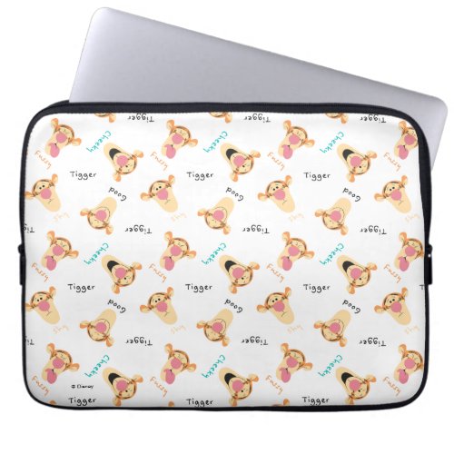 Winnie the Pooh  Tiggers Expressions Pattern Laptop Sleeve