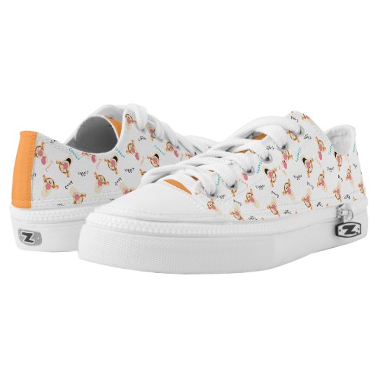 Winnie the Pooh | Tigger's Expressions Pattern Low-Top Sneakers ...