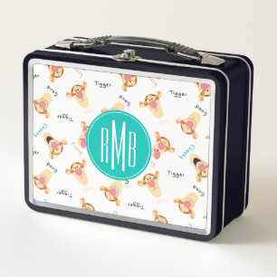 Winnie the Pooh   Tigger's Expressions Pattern Metal Lunch Box