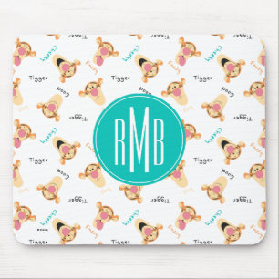 Winnie the Pooh Tigger's Expressions Pattern Mouse Pad