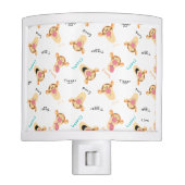 Winnie the Pooh | Tigger's Expressions Pattern Night Light (Front)
